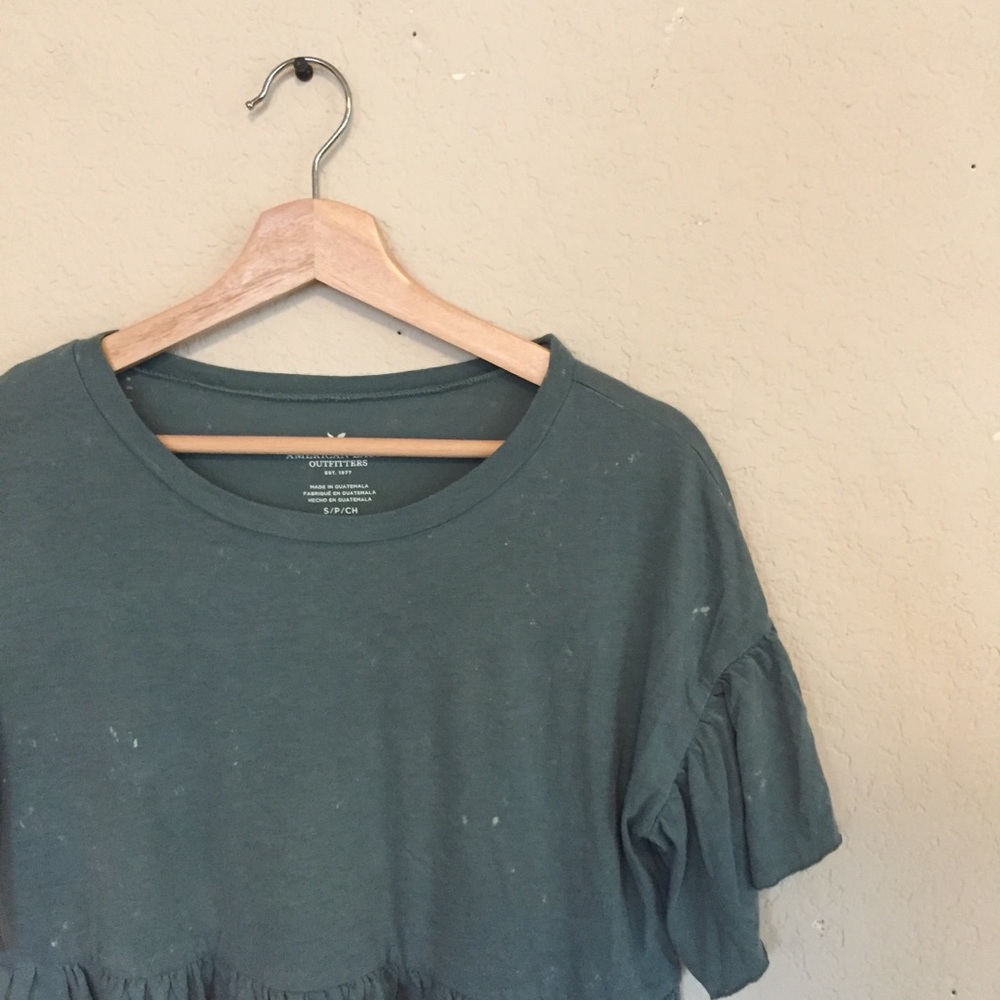American Eagle Ruffled Tee - Picture 3 of 3